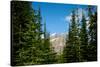 Banff Park Mountain Landscape Photo Print Poster-null-Stretched Canvas