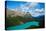 Banff Peyto Lake in Canadian Rockies Photo Print Poster-null-Stretched Canvas