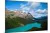 Banff Peyto Lake in Canadian Rockies Photo Print Poster-null-Mounted Poster
