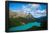 Banff Peyto Lake in Canadian Rockies Photo Print Poster-null-Framed Poster