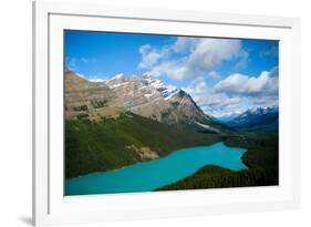 Banff Peyto Lake in Canadian Rockies-null-Framed Photo