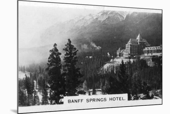 Banff Springs Hotel, Alberta, Canada, C1920S-null-Mounted Giclee Print