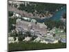 Banff Springs Hotel and Bow River Near Banff, Banff National Park, UNESCO World Heritage Site, Albe-Hans Peter Merten-Mounted Photographic Print