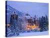 Banff Springs Hotel, Banff, Alberta-Michele Westmorland-Stretched Canvas