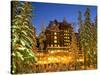 Banff Springs Hotel, Banff, Alberta-Michele Westmorland-Stretched Canvas