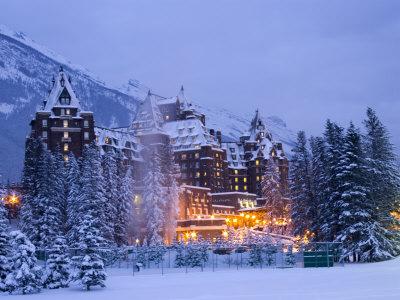 Banff Springs Hotel Banff Alberta Photographic Print Michele Westmorland Allposters Com