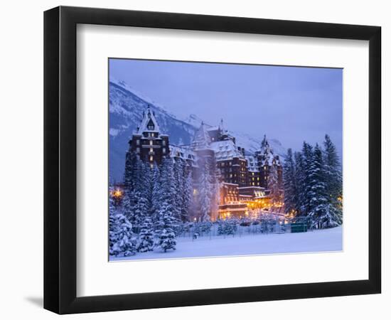 Banff Springs Hotel, Banff, Alberta-Michele Westmorland-Framed Photographic Print