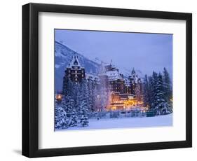 Banff Springs Hotel, Banff, Alberta-Michele Westmorland-Framed Photographic Print