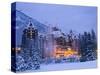 Banff Springs Hotel, Banff, Alberta-Michele Westmorland-Stretched Canvas