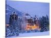 Banff Springs Hotel, Banff, Alberta-Michele Westmorland-Stretched Canvas