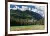 Banff Springs Hotel by Bow River in Banff National Park, Alberta, Canada-null-Framed Photographic Print