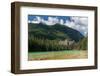 Banff Springs Hotel by Bow River in Banff National Park, Alberta, Canada-null-Framed Photographic Print