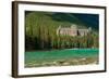 Banff Springs Hotel by Bow River in Banff National Park, Alberta, Canada-null-Framed Photographic Print