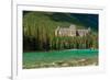 Banff Springs Hotel by Bow River in Banff National Park, Alberta, Canada-null-Framed Photographic Print