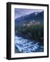 Banff Springs Hotel from Surprise Point and Bow River, Banff National Park, Alberta, Canada-Gavin Hellier-Framed Photographic Print