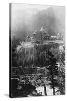 Banff Springs Hotel, from Tunnel Mountain, Banff National Park, Alberta, Canada, C1930S-Marjorie Bullock-Stretched Canvas