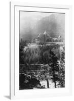 Banff Springs Hotel, from Tunnel Mountain, Banff National Park, Alberta, Canada, C1930S-Marjorie Bullock-Framed Giclee Print