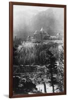 Banff Springs Hotel, from Tunnel Mountain, Banff National Park, Alberta, Canada, C1930S-Marjorie Bullock-Framed Giclee Print
