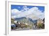 Banff Town and Cascade Mountain-Neale Clark-Framed Photographic Print