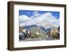 Banff Town and Cascade Mountain-Neale Clark-Framed Photographic Print