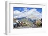 Banff Town and Cascade Mountain-Neale Clark-Framed Photographic Print