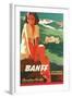 Banff Travel Poster-null-Framed Art Print