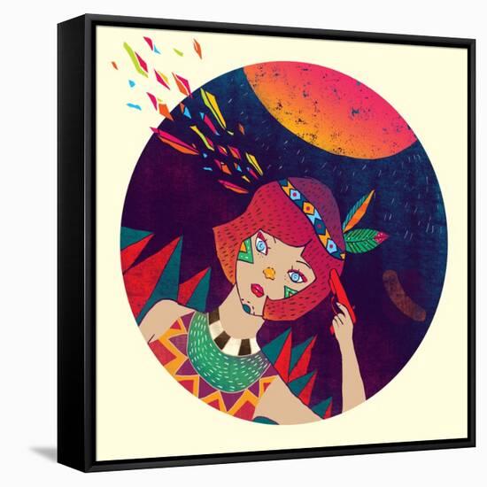 Bang-Diela Maharanie-Framed Stretched Canvas