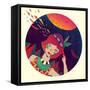 Bang-Diela Maharanie-Framed Stretched Canvas