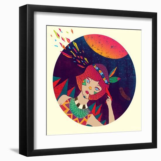 Bang-Diela Maharanie-Framed Art Print