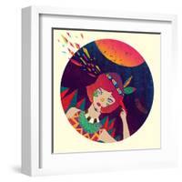 Bang-Diela Maharanie-Framed Art Print