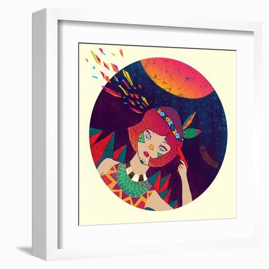 Bang-Diela Maharanie-Framed Art Print