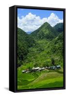 Bangaan in the Rice Terraces of Banaue, Northern Luzon, Philippines-Michael Runkel-Framed Stretched Canvas