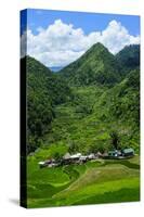 Bangaan in the Rice Terraces of Banaue, Northern Luzon, Philippines-Michael Runkel-Stretched Canvas