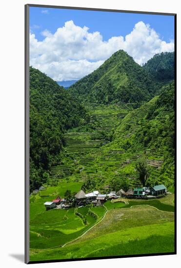 Bangaan in the Rice Terraces of Banaue, Northern Luzon, Philippines-Michael Runkel-Mounted Photographic Print