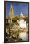 Banganga Tank and Walkeshwar Temple at Bombay, 1890S-Edwin Lord Weeks-Framed Giclee Print