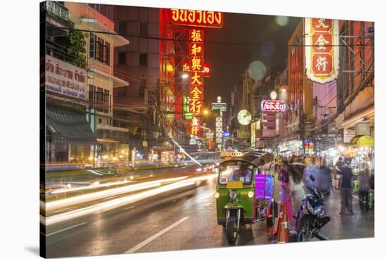 Bangkok at night, Bangkok, Thailand, Southeast Asia, Asia-Paul Porter-Stretched Canvas