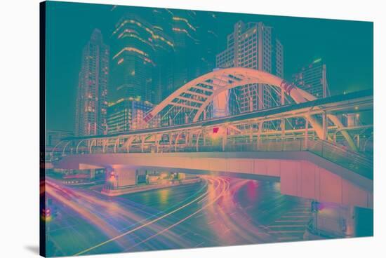 Bangkok Bridge-Marco Carmassi-Stretched Canvas