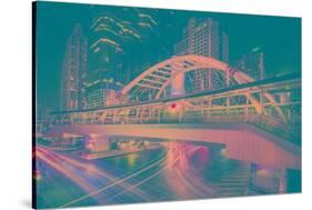 Bangkok Bridge-Marco Carmassi-Stretched Canvas