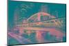 Bangkok Bridge-Marco Carmassi-Mounted Photographic Print