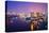 Bangkok City Scape at Nighttime-tomgigabite-Stretched Canvas