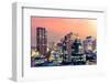 Bangkok Cityscape at Twilight, Thailand-TWStock-Framed Photographic Print