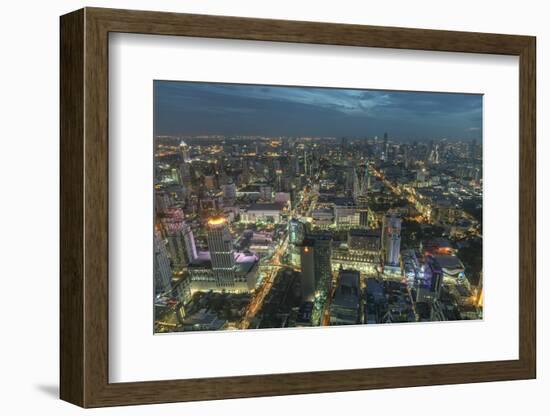 Bangkok cityscape, Thailand, Southeast Asia, Asia-Peter Schickert-Framed Photographic Print