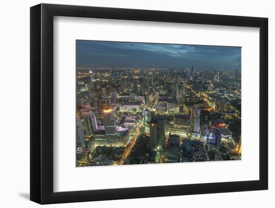 Bangkok cityscape, Thailand, Southeast Asia, Asia-Peter Schickert-Framed Photographic Print