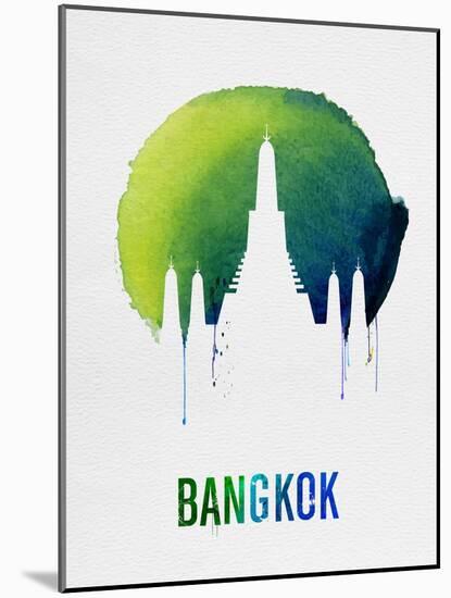 Bangkok Landmark Blue-null-Mounted Art Print