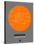 Bangkok Orange Subway Map-NaxArt-Stretched Canvas