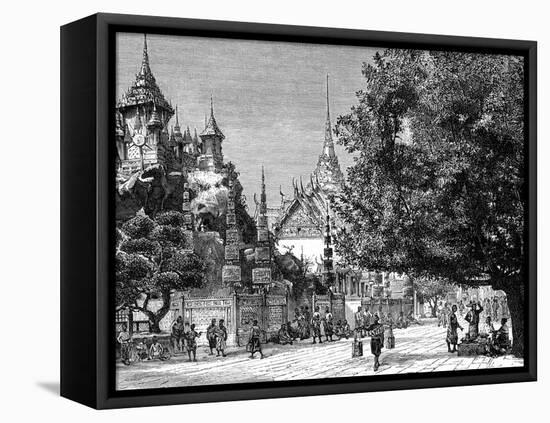 Bangkok, Siam, 19th Century-Barclay-Framed Stretched Canvas