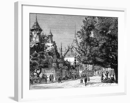 Bangkok, Siam, 19th Century-Barclay-Framed Giclee Print