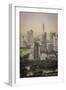 Bangkok Skyline, Including Baiyoke Tower Ii (304M) and Lumphini Park, Bangkok, Thailand-Andrew Taylor-Framed Photographic Print