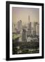 Bangkok Skyline, Including Baiyoke Tower Ii (304M) and Lumphini Park, Bangkok, Thailand-Andrew Taylor-Framed Photographic Print