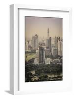 Bangkok Skyline, Including Baiyoke Tower Ii (304M) and Lumphini Park, Bangkok, Thailand-Andrew Taylor-Framed Photographic Print